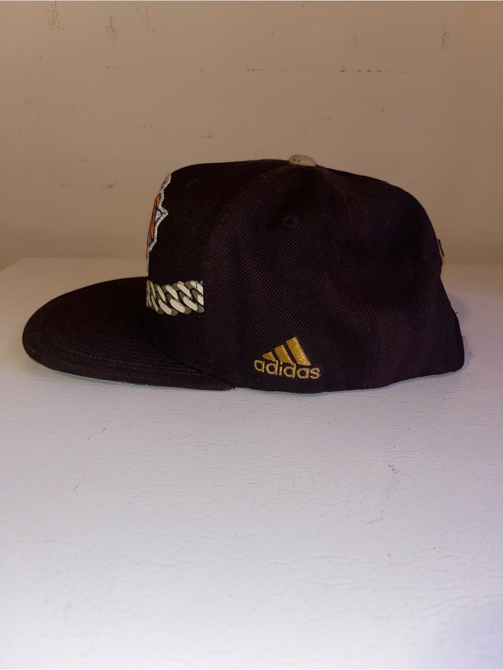 VTG Y2K adidas chain link NEW YORK knicks adidas strap back hat - Picture 3 of 5